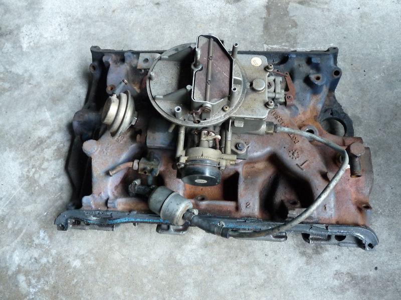 Ford intake and carburetor