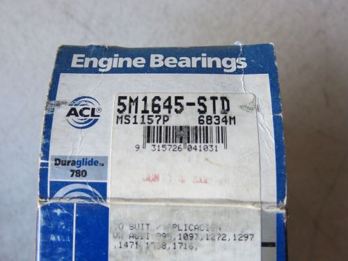 Acl engine main bearing set 5m1645-std fits vw 4 1588-1715-1780-1984cc 1974-on