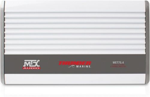 Mtx audio wet75.4 400w rms 4-channel class a/b marine amplifier