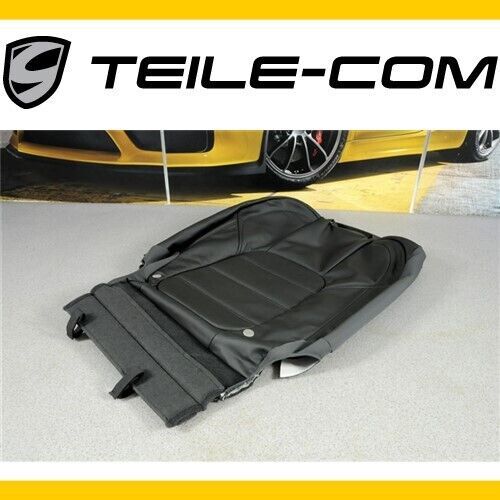 -50% porsche 958 cayenne back cover/base seat/smooth leather/raffled leather black/re.-