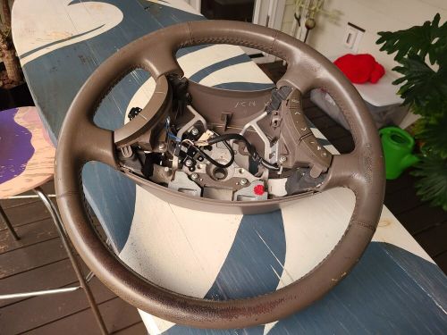 Toyota land cruiser 100 series beige steering wheel lexus lx470