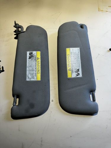 2014 kia optima &amp; rh sun visors gray set of 2