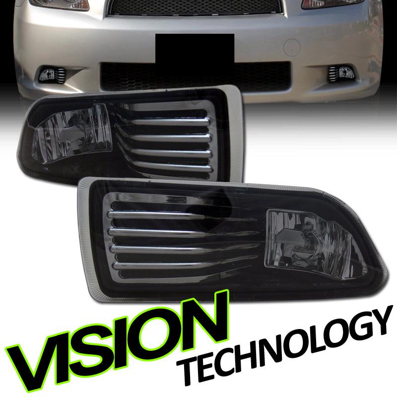 Pair 04-10 scion tc smoke lens bumper/driving fog lights lamps+switch+bulbs l+r