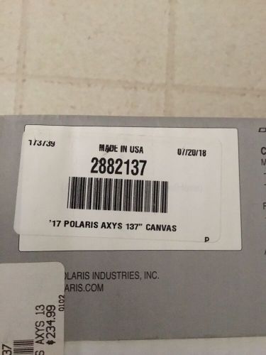 Polaris oem axys cover 2882137 nib