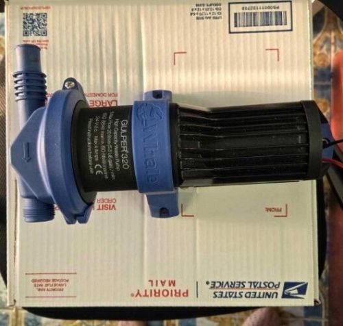 Whale gulper320 - 24vdc gulper pump 4 amp draw