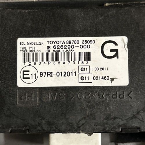 2003-2009 toyota 4runner  ecu immobilizer transponder module 89780-35090 oem