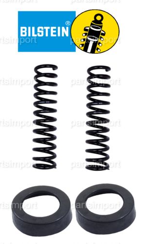 2xfront coil springs l+r w/ 2xfront coil spring pads l+r for mercedes 260e 300te