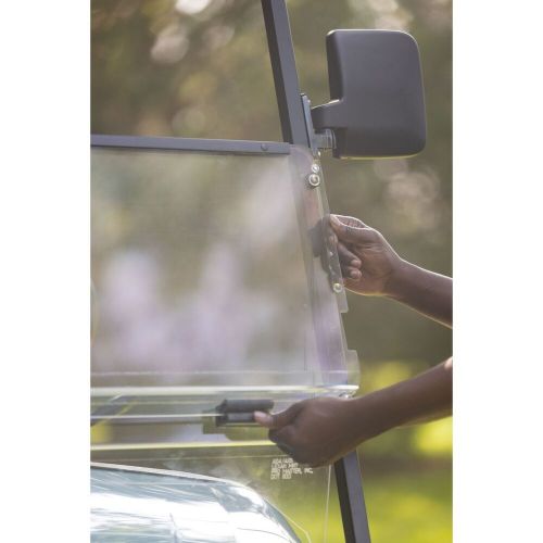 Reddot dot as5 fold down golf cart windshield for vivid ev peak golf cart