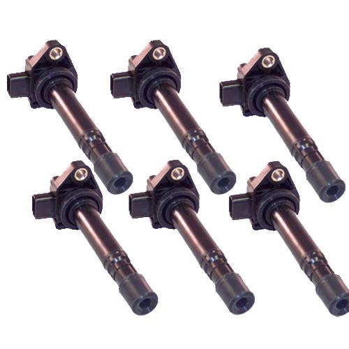 Ignition coil on plug - set of 6 - honda acura - 3.0l 3.2l 3.5l v6 30520-p8e-a01