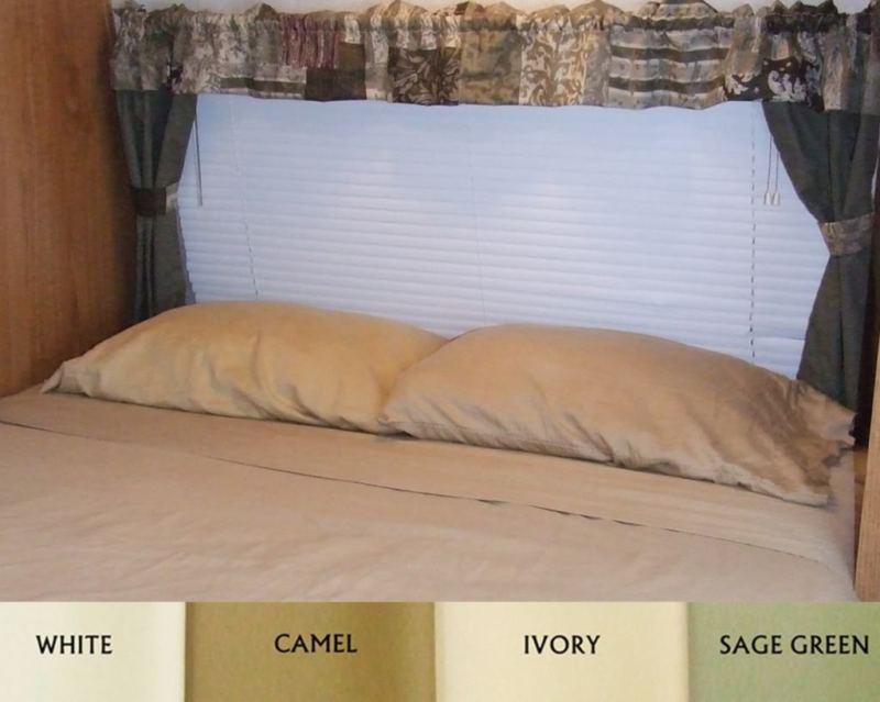 72x80 camper king motorhome sheet set for rv camper sheets 100% cotton camel