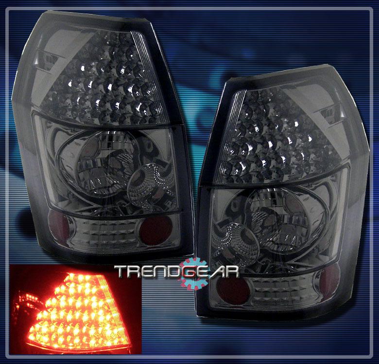 05-08 dodge magnum led altezza brake tail light smoke wagon 4dr 4-door r/t se 06