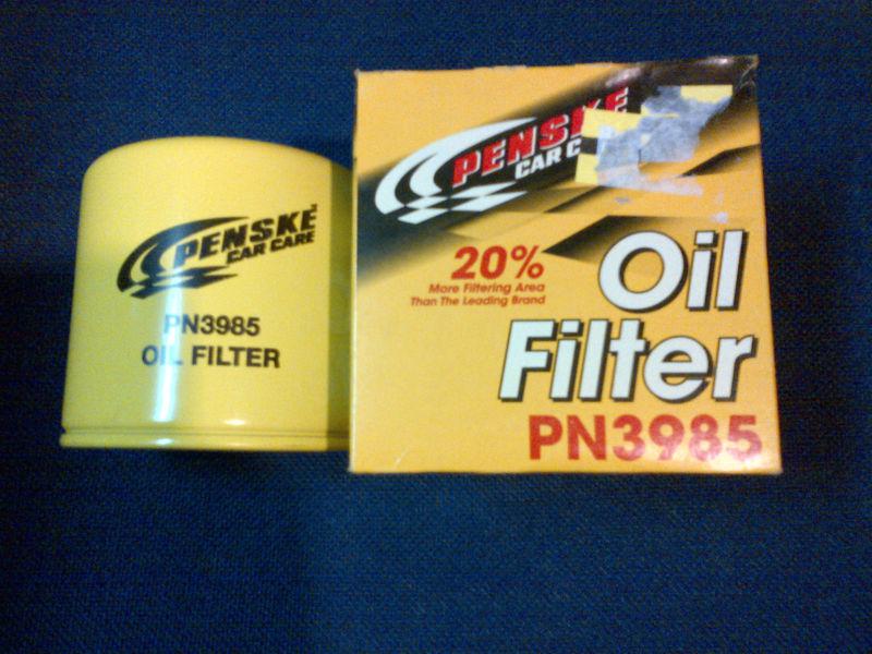 Penske car care oil filter pn3985, fram: ph3985, ac delco: pf9 - chrysler - nos