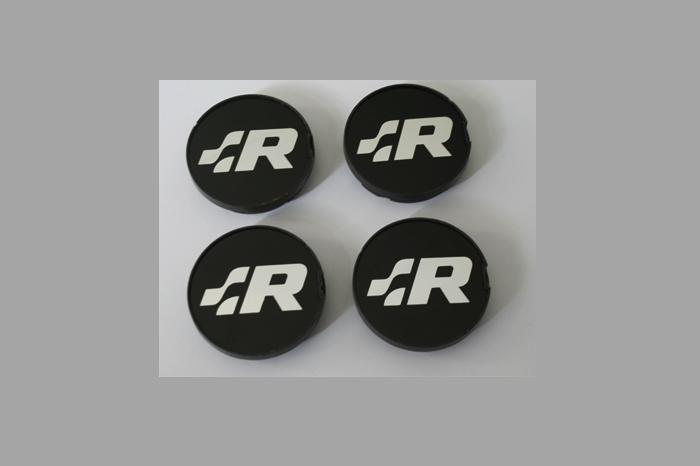  vw 55mm wheel center cap r-line racing mk4 golf jetta passat polo set of 4