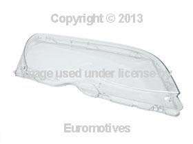 Bmw e46 (01-05 sedan) headlight lens (al) right oem brand new rh lamp plastic 