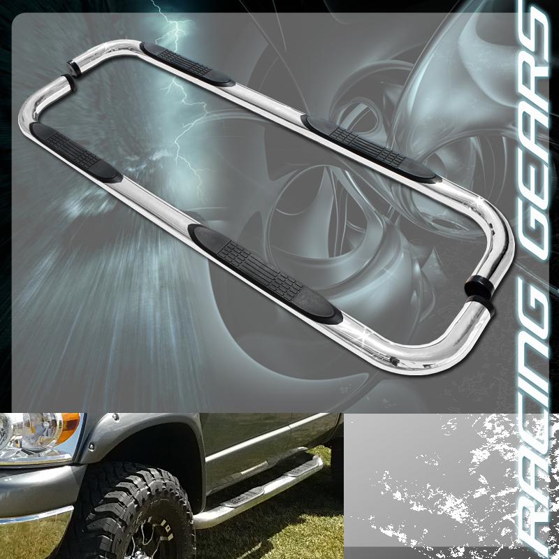 2002-2008 dodge ram pickup quad stainless steel sidestep nerf bar running board