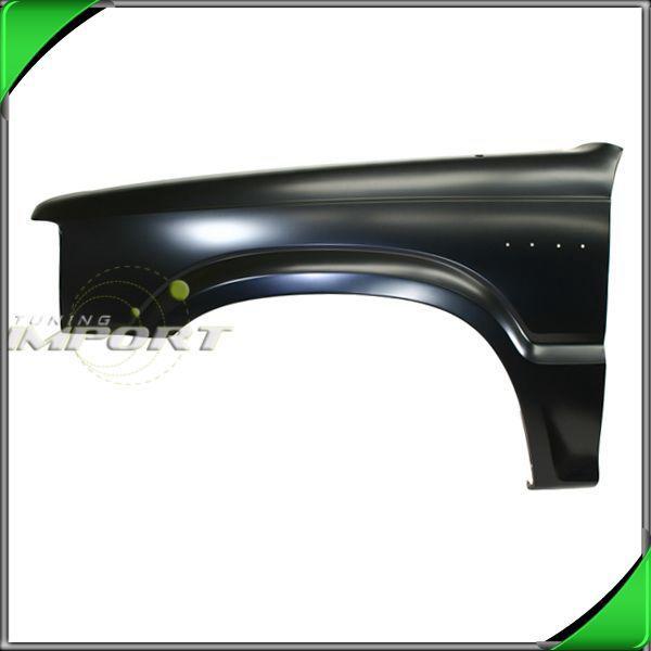 1986-1993 mazda pickup 2wd left front fender primed black steel replacement lh