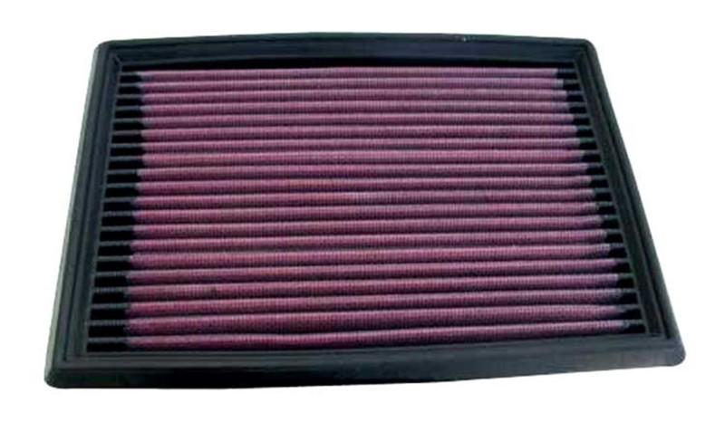 K&n filters 33-2036 - air filter; panel; h-1 in.; l-6.5 in.; w-9 in.