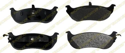 Monroe fx674a brake pad or shoe, rear-monroe prosolution semi-metallic brake pad