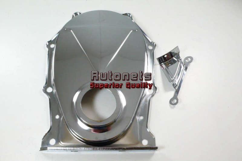 Chrome steel chrysler mopar383-440 timing chain cover street hot rat rod w/tab