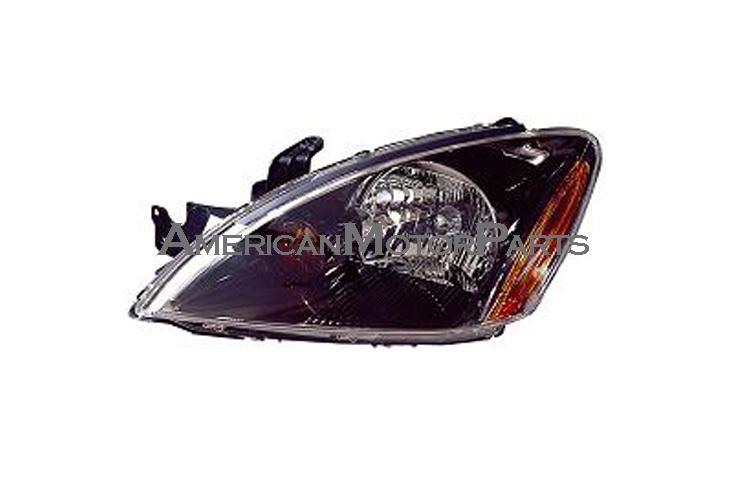 Eagleeye pair replacement headlight black housing 04-07 mitsubishi lancer