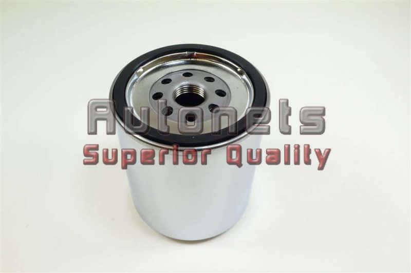 New chrome oil filter sb bb chevy 4-9/32" tall 13/16" -16 thread short style