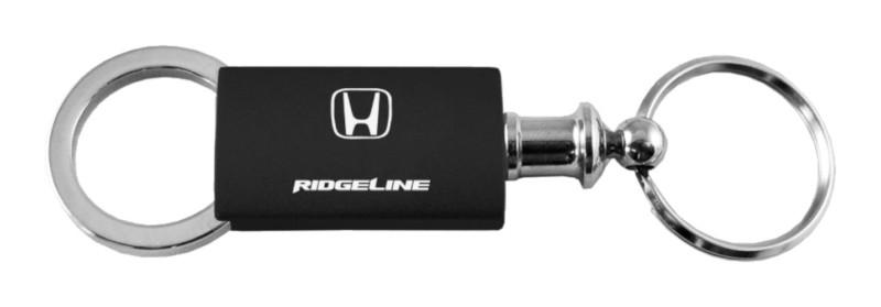 Honda ridgeline black anodized aluminum valet keychain / key fob engraved in us