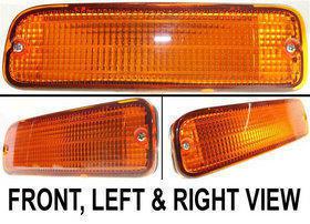 Amber lens new park light with bulbs left hand lh driver side to2530119