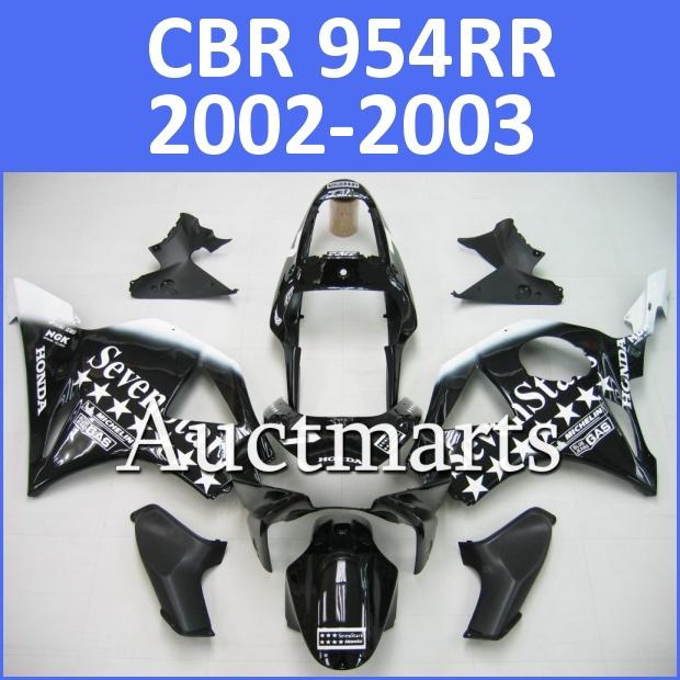 Fit honda 02 03 cbr954rr cbr 954 rr 2003 2004 fairing kit abs plastics f23 d13