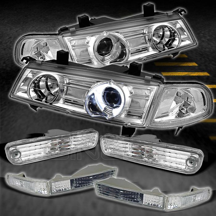 92-96 prelude halo projector headlights +corner signal+front & rear bumper light