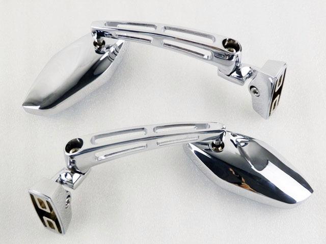 Chrome motorcycle racing mirrors for yamaha yzf fzr r1 r6 r6s 600r 