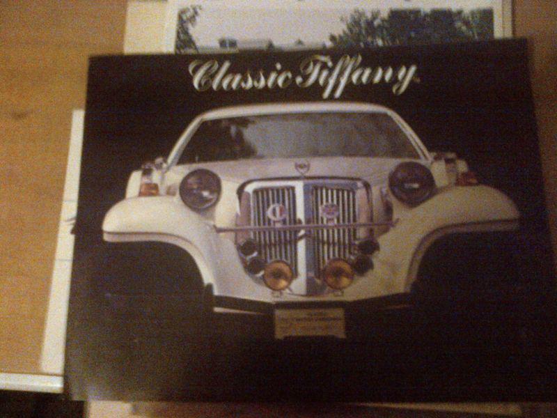 1984 classic tiffany      brochure        -