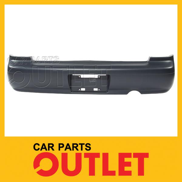 1997-1998 nissan maxima rear bumper cover ni1100209 primed black plastic new gle