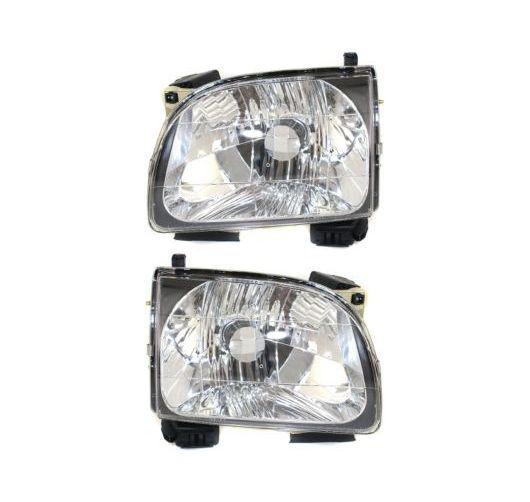 01-04 toyota tacoma pickup truck headlights headlamps lh & right rh pair set