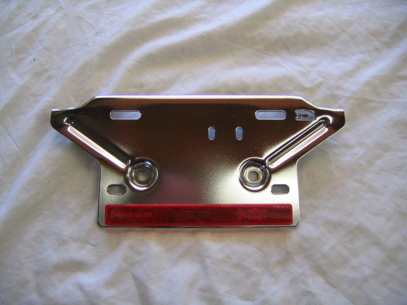 New harley davidson oem touring license plate tour pak rack bracket    parts lot