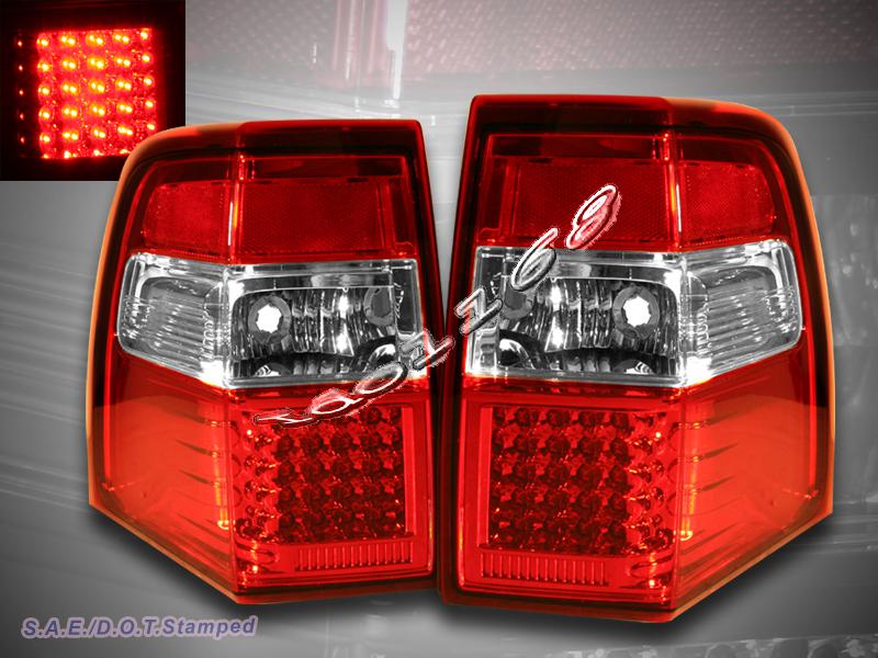 07 08 09 10 11 ford expedition led brake lamps assembly red tail lights 