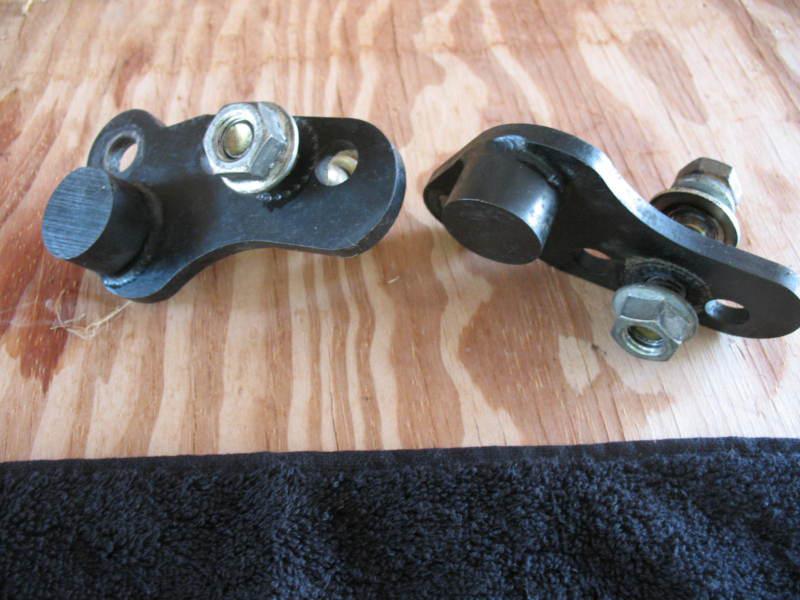 2007 harley rear axle lowering kit from 1"-3" makes bike handle better!