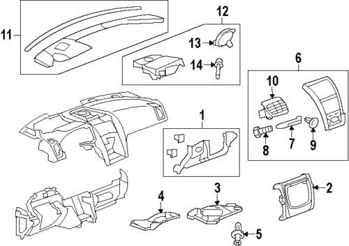 Gmc 20954152 genuine oem factory original compartment