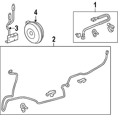 Honda 38150shja02 genuine oem factory original horn