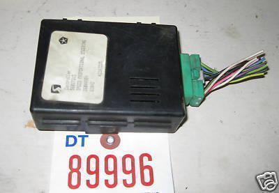 Jeep 96 grand cherokee steering module/unit/computer 1996