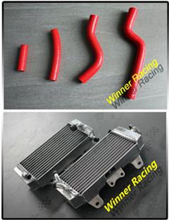 Aluminum radiator + silicone hose kit yamaha yz250f/yz 250 f 2007-2009 07 08 09