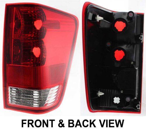 Tail light brake lamp rear lens & housing passenger's right side rh