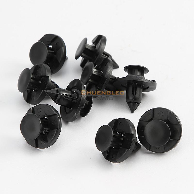 200pcs plastic rivet fastener bumper clip push retainer screw fender for nissan 