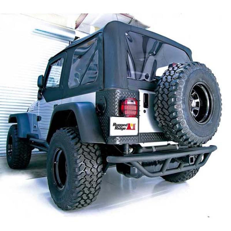 Rugged ridge 11503.11 rrc; rear bumper 87-06 tj wrangler