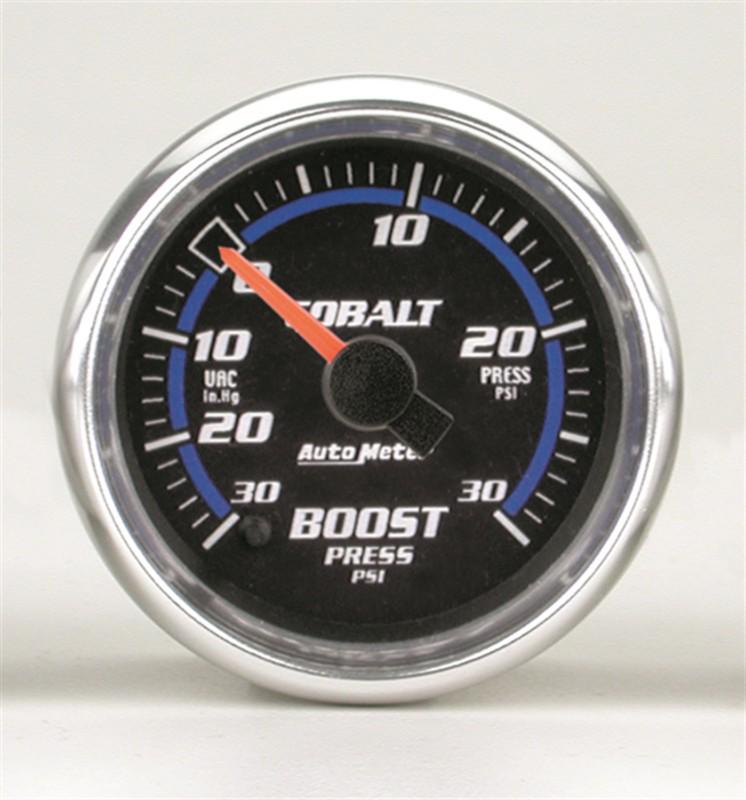 Auto meter 6159 cobalt; electric boost/vacuum gauge