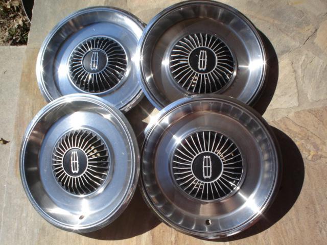 Rare 14" turbine wheel covers hubcaps oem mercury marquis ford ltd versailles