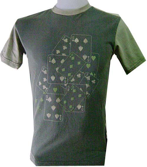 New vintage funky poker card casino royal heavy metal biker t-shirt mens sz xl