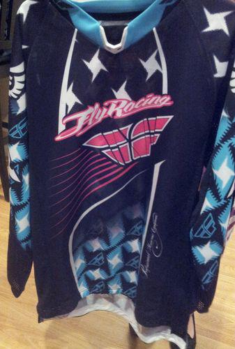 Girls fly racing motrocross jersey size large