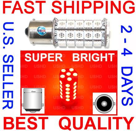 1156 super red 41 smd = 123 led turn signal light bulb 3497 1141 7506 1073 brake