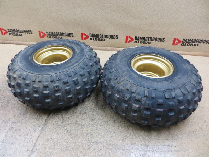 1983 83 honda atc 200x 200 x rear wheel set rims tires wheels