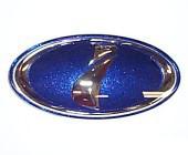 Subaru impreza blue "i" grille center ornament emblem